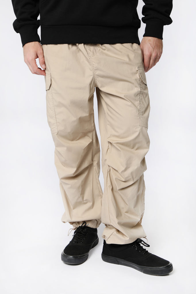 West49 Mens Poplin Parachute Cargo Jogger