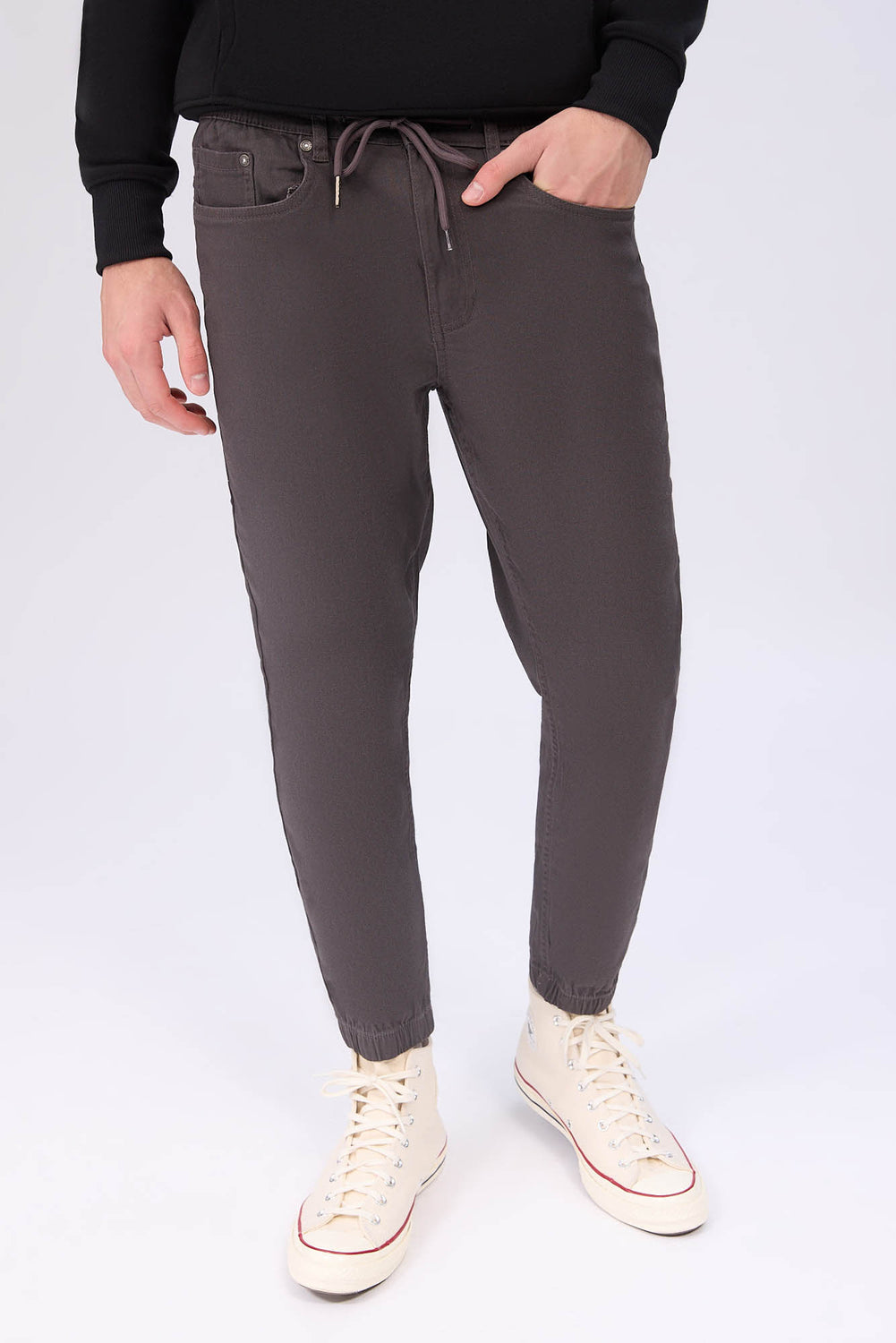 Jogger en sergé basique Arsenic Homme Jogger en sergé basique Arsenic Homme