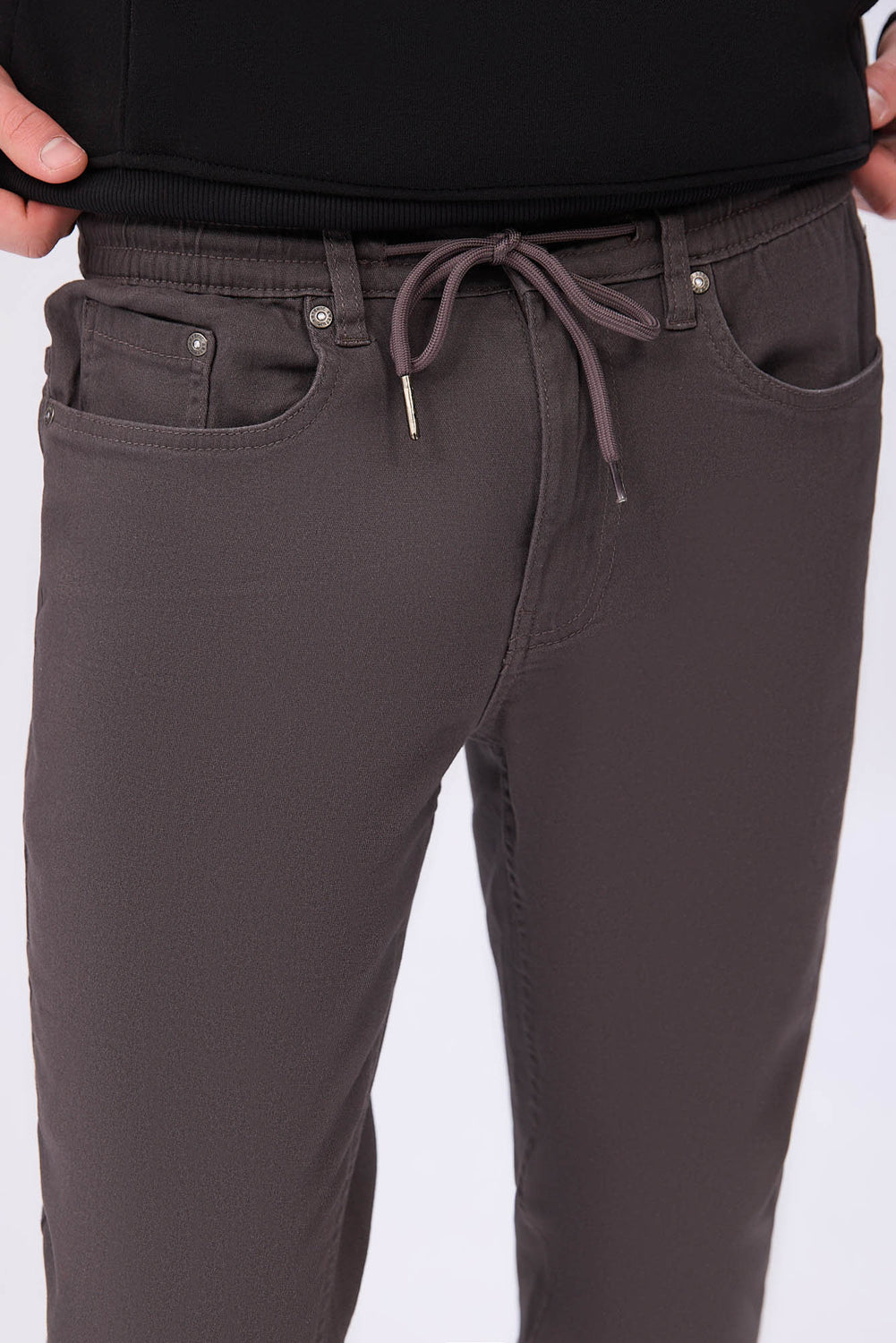 Jogger en sergé basique Arsenic Homme Jogger en sergé basique Arsenic Homme