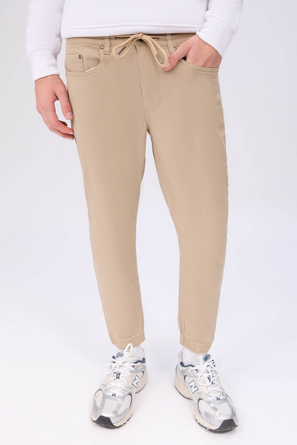 Jogger en sergé basique Arsenic Homme Jogger en sergé basique Arsenic Homme