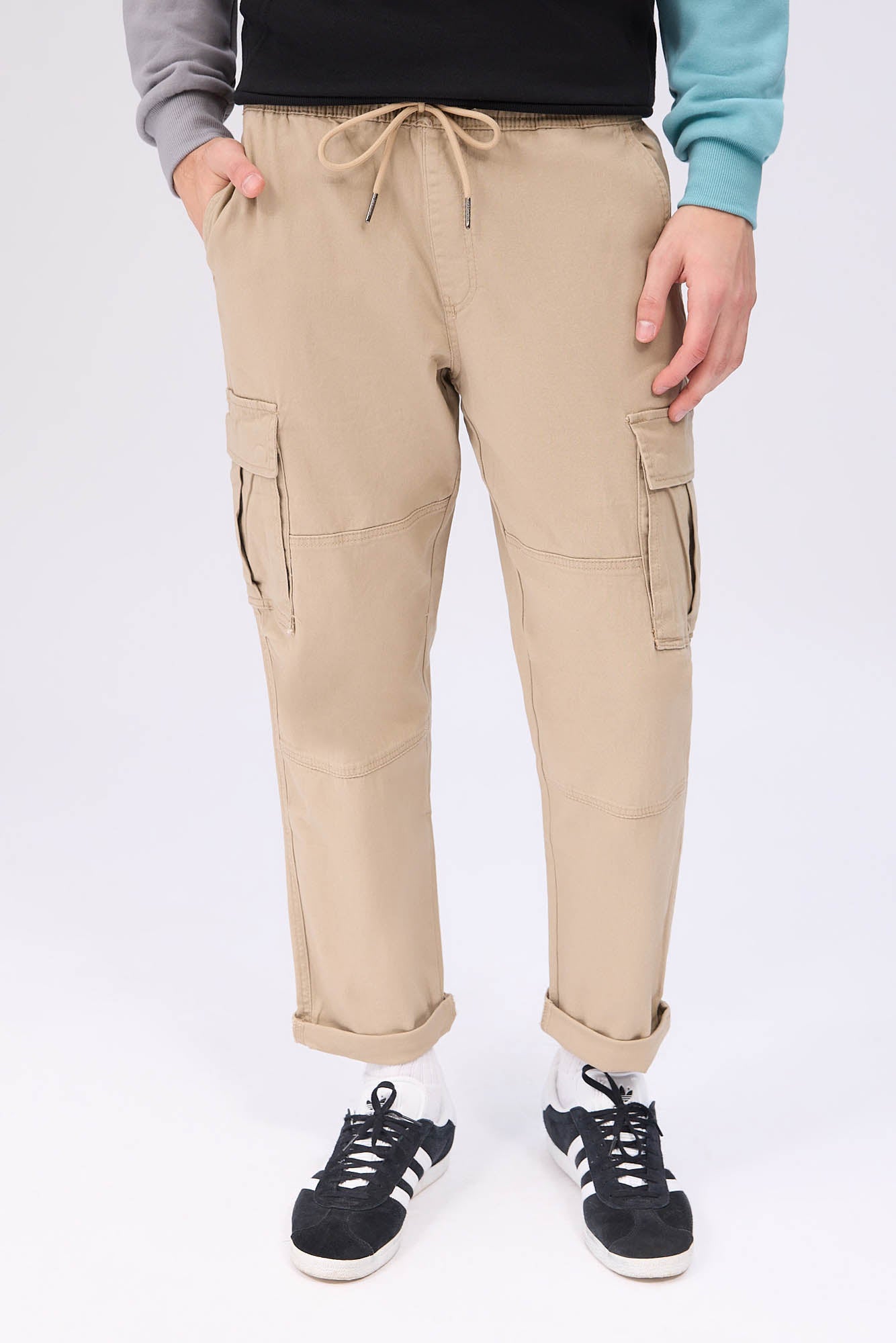 Buy Men's Y2k Striped Baggy Cargo Pants Sweatpants