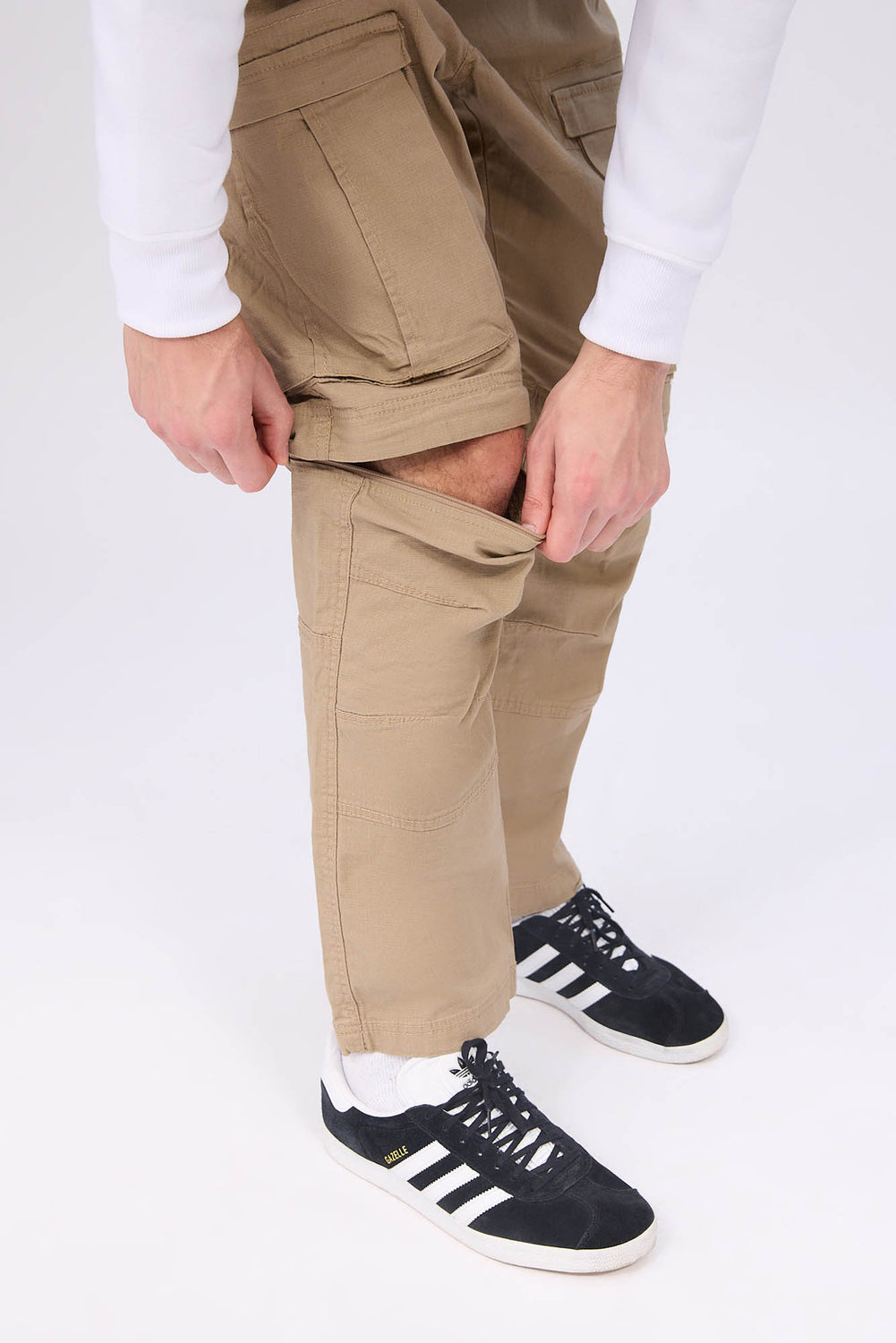 Pantalon cargo convertible Arsenic homme Pantalon cargo convertible Arsenic homme