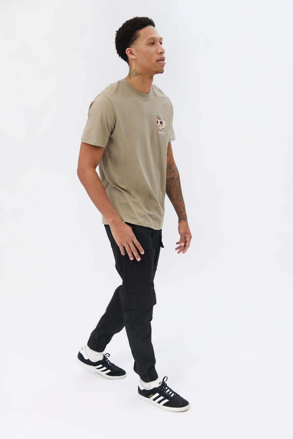 Arsenic Mens Relaxed Twill Cargo Jogger Arsenic Mens Relaxed Twill Cargo Jogger