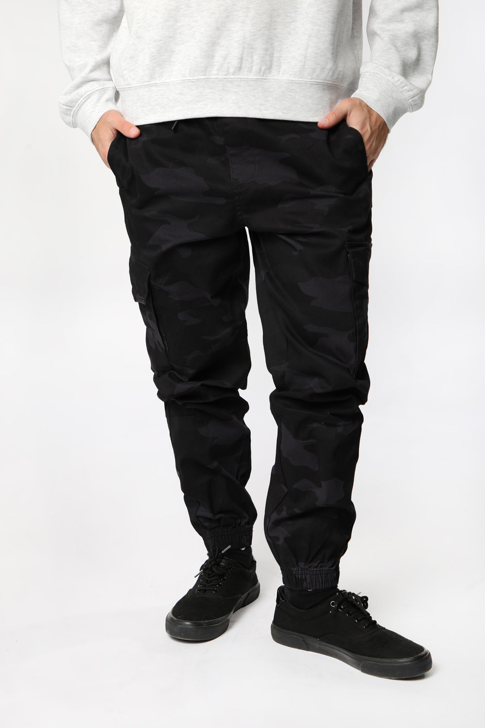 West49 Mens Camo Twill Cargo Jogger West49 Mens Camo Twill Cargo Jogger