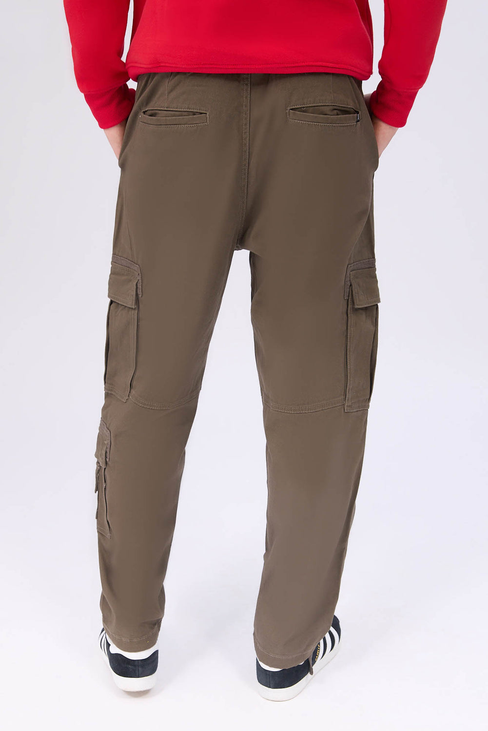 Pantalon cargo en sergé Arsenic homme Pantalon cargo en sergé Arsenic homme