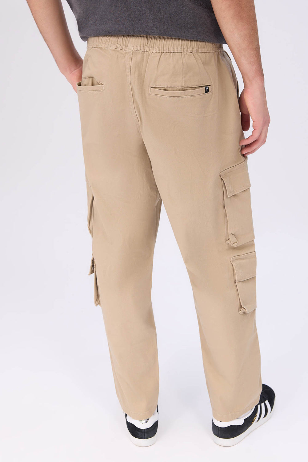 Pantalon cargo en sergé Arsenic homme Pantalon cargo en sergé Arsenic homme