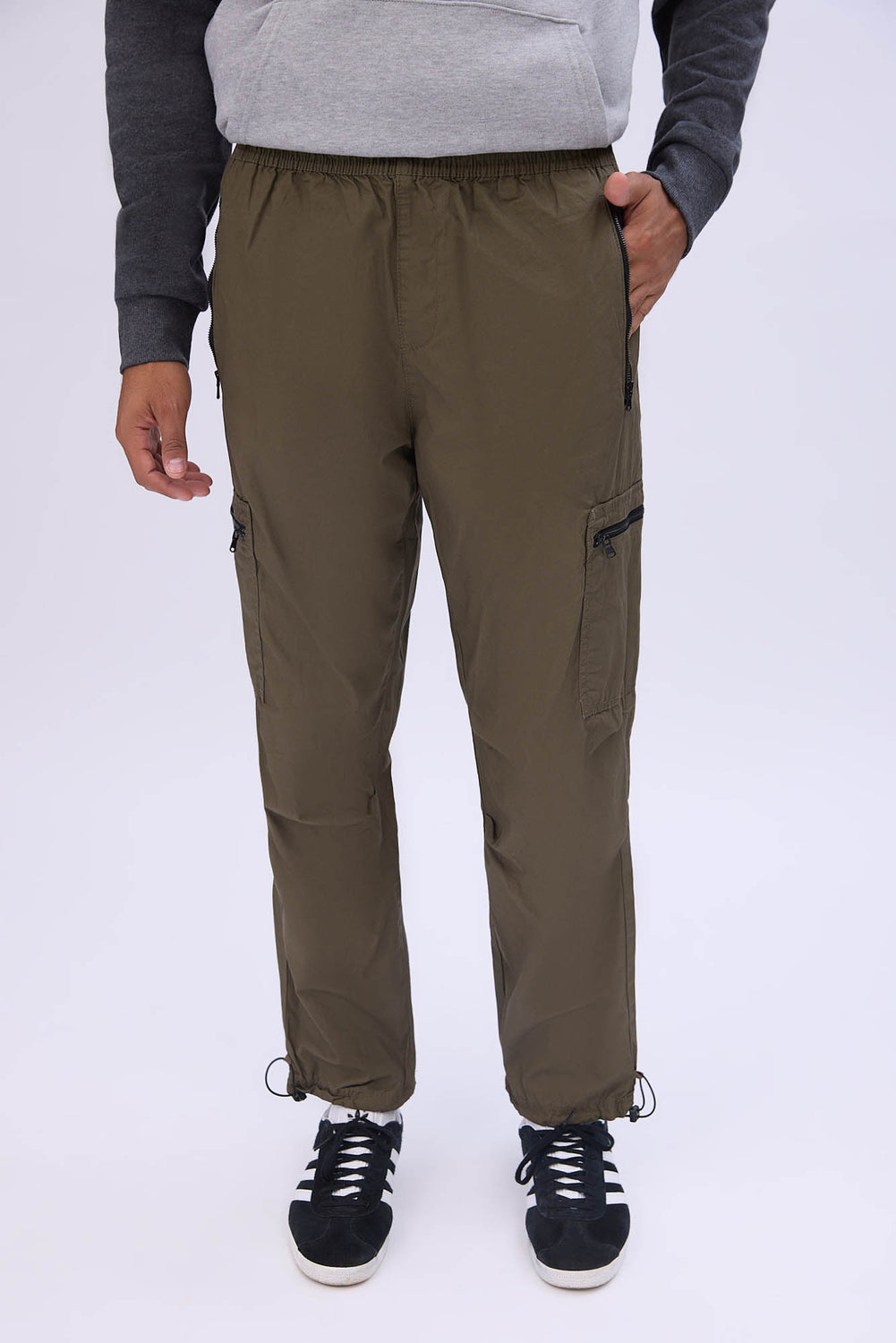 Pantalon cargo en popeline Arsenic homme Pantalon cargo en popeline Arsenic homme