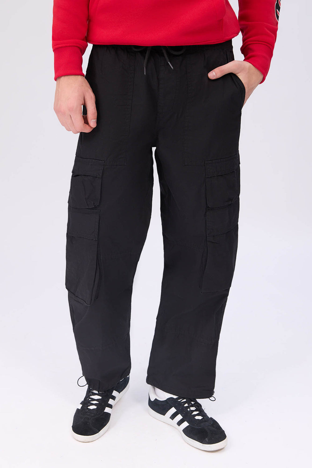 Pantalon cargo en popeline Arsenic homme Pantalon cargo en popeline Arsenic homme