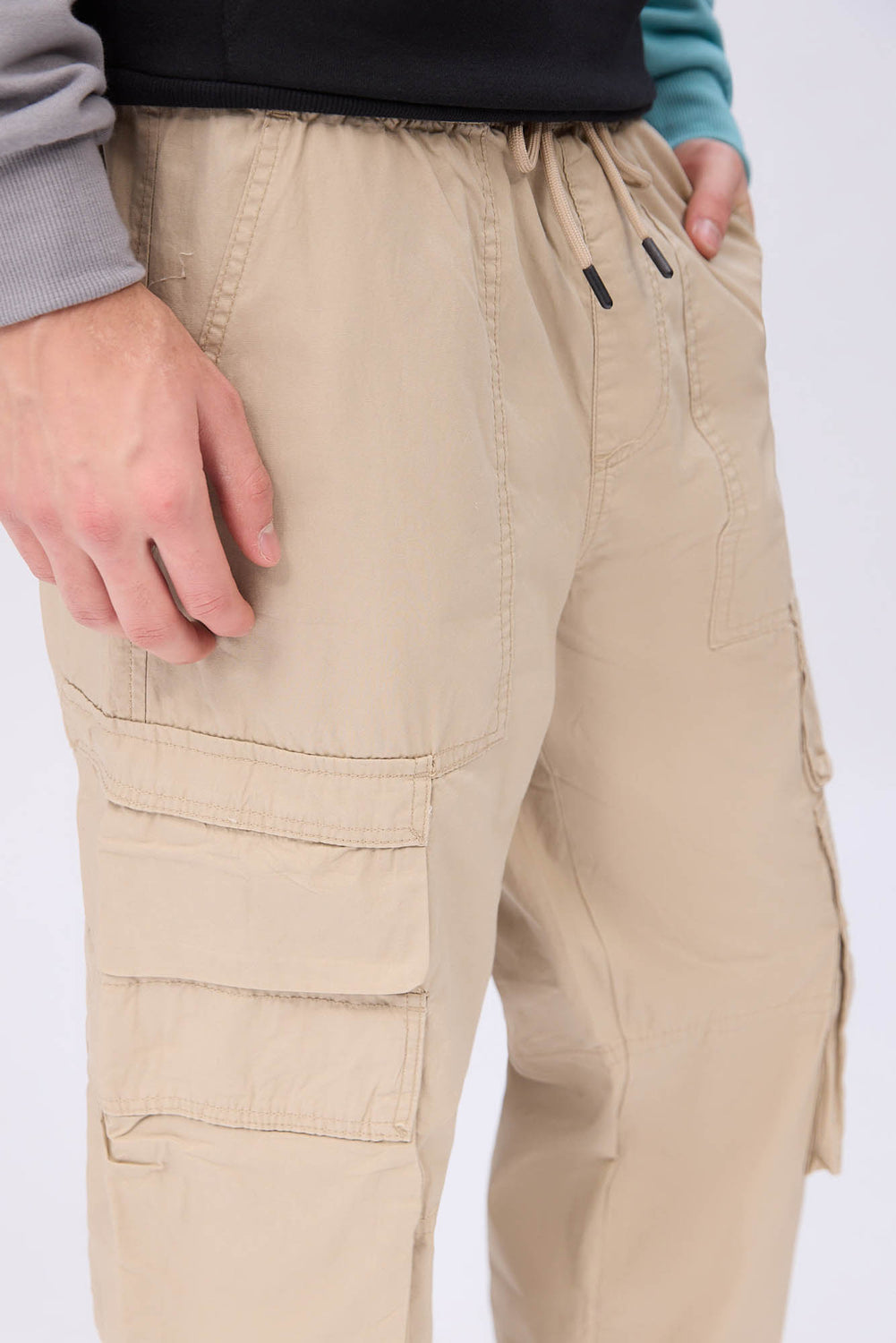 Pantalon cargo en popeline Arsenic homme Pantalon cargo en popeline Arsenic homme