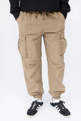 Arsenic Mens Poplin Cargo Jogger