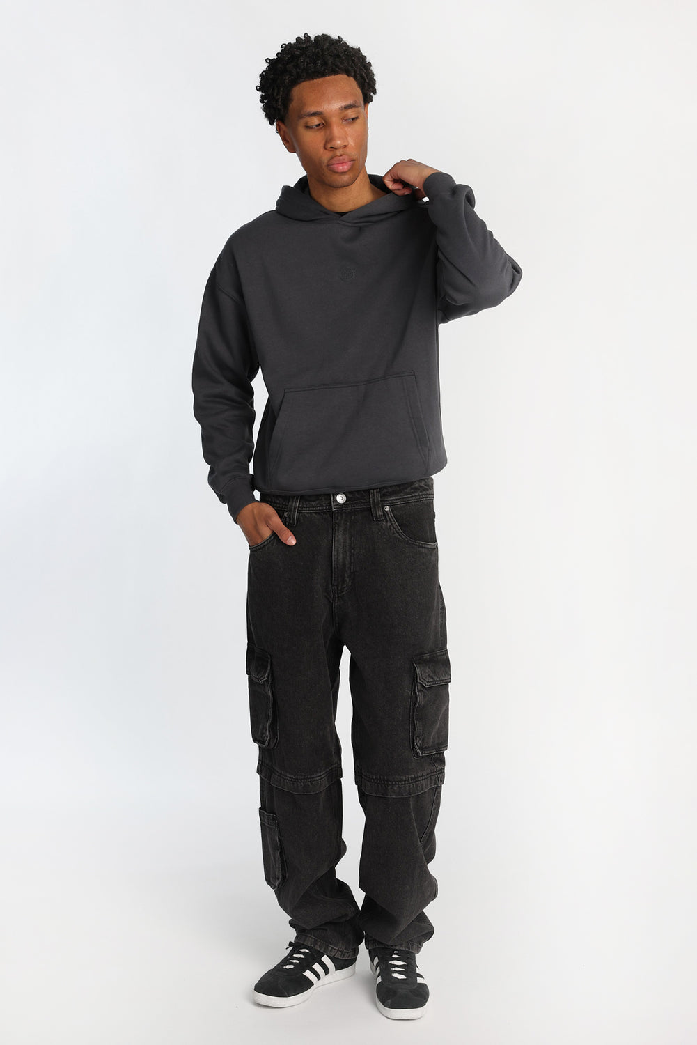 Faux Convertible Cargo Jeans Faux Convertible Cargo Jeans