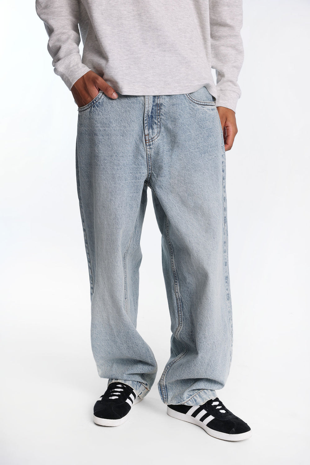 Baggy Skater Embroidered Jeans Baggy Skater Embroidered Jeans