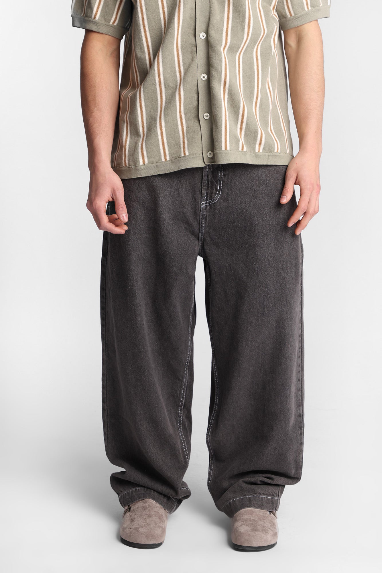 Baggy Skater Jeans - Black /