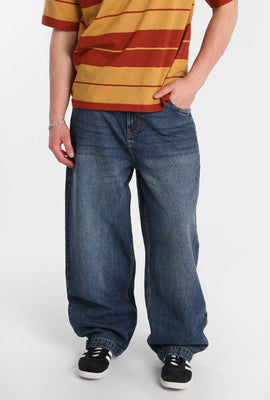 Jean ample coupe skateur