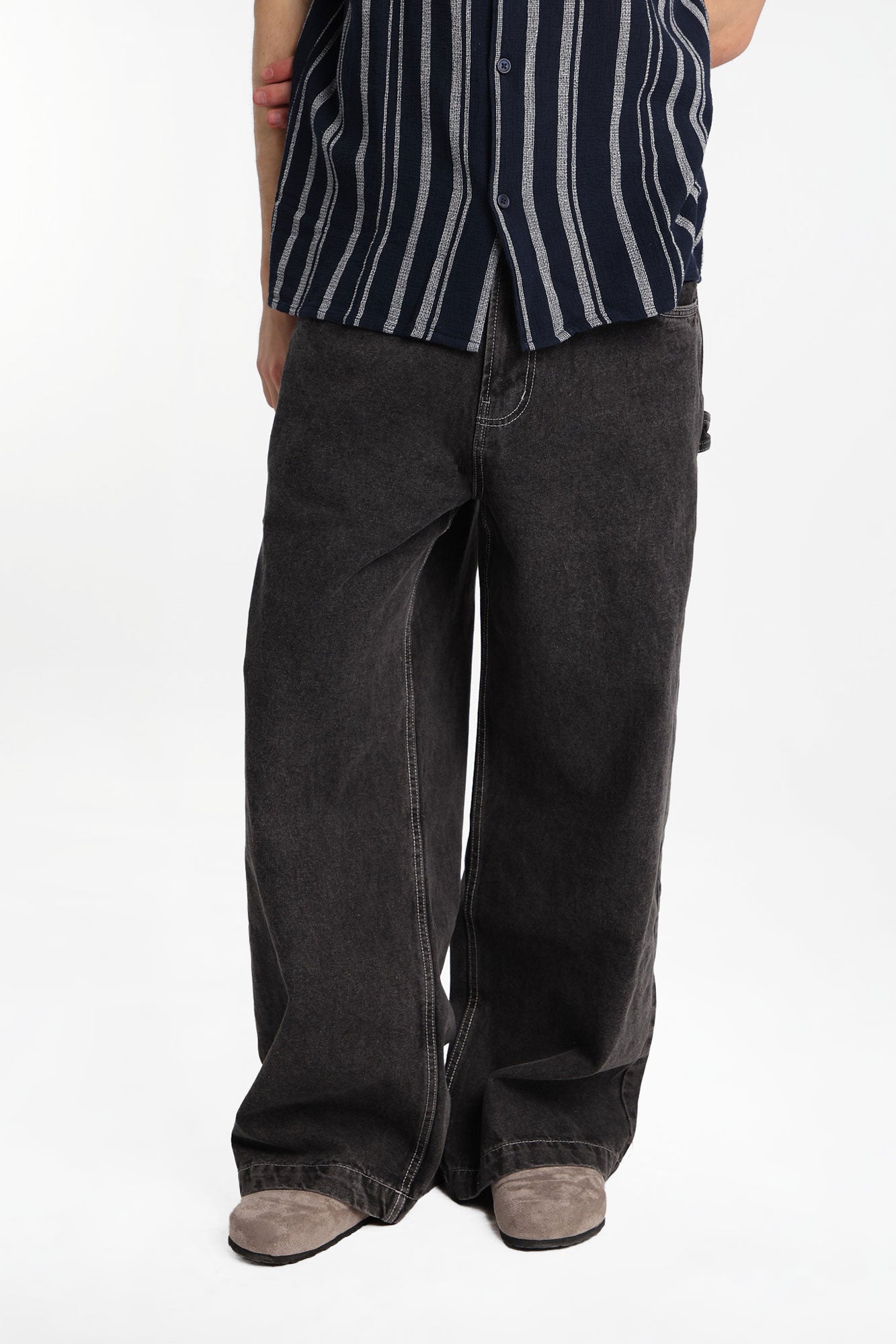 Ultra-Baggy Jeans - Black /
