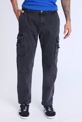 West49 Mens 4 Pocket Cargo Jeans