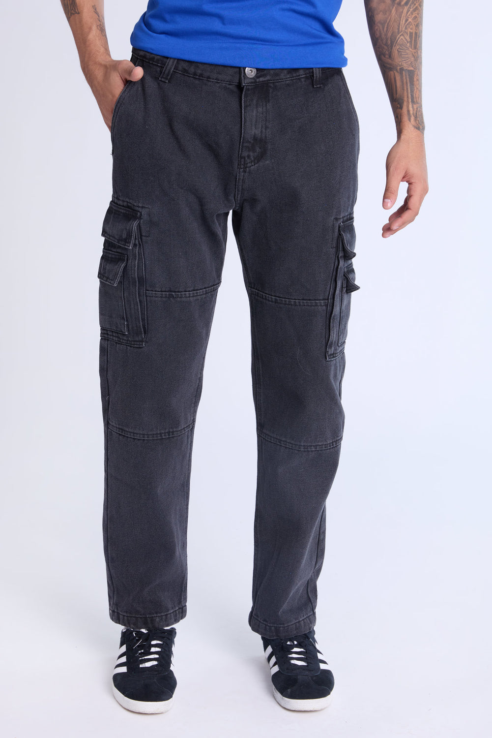 West49 Mens 4 Pocket Cargo Jeans West49 Mens 4 Pocket Cargo Jeans