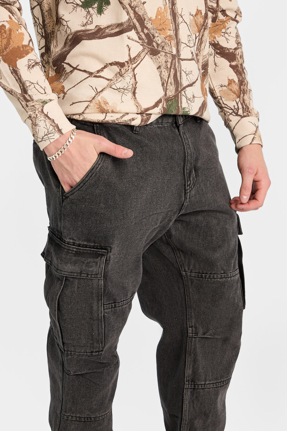 Basic Black Cargo Jeans Basic Black Cargo Jeans