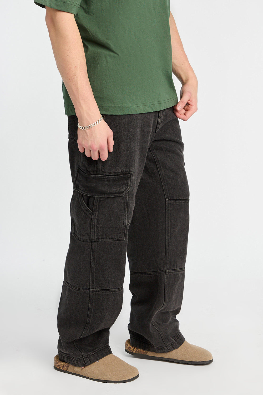 Carpenter Style Black Cargo Jeans Carpenter Style Black Cargo Jeans