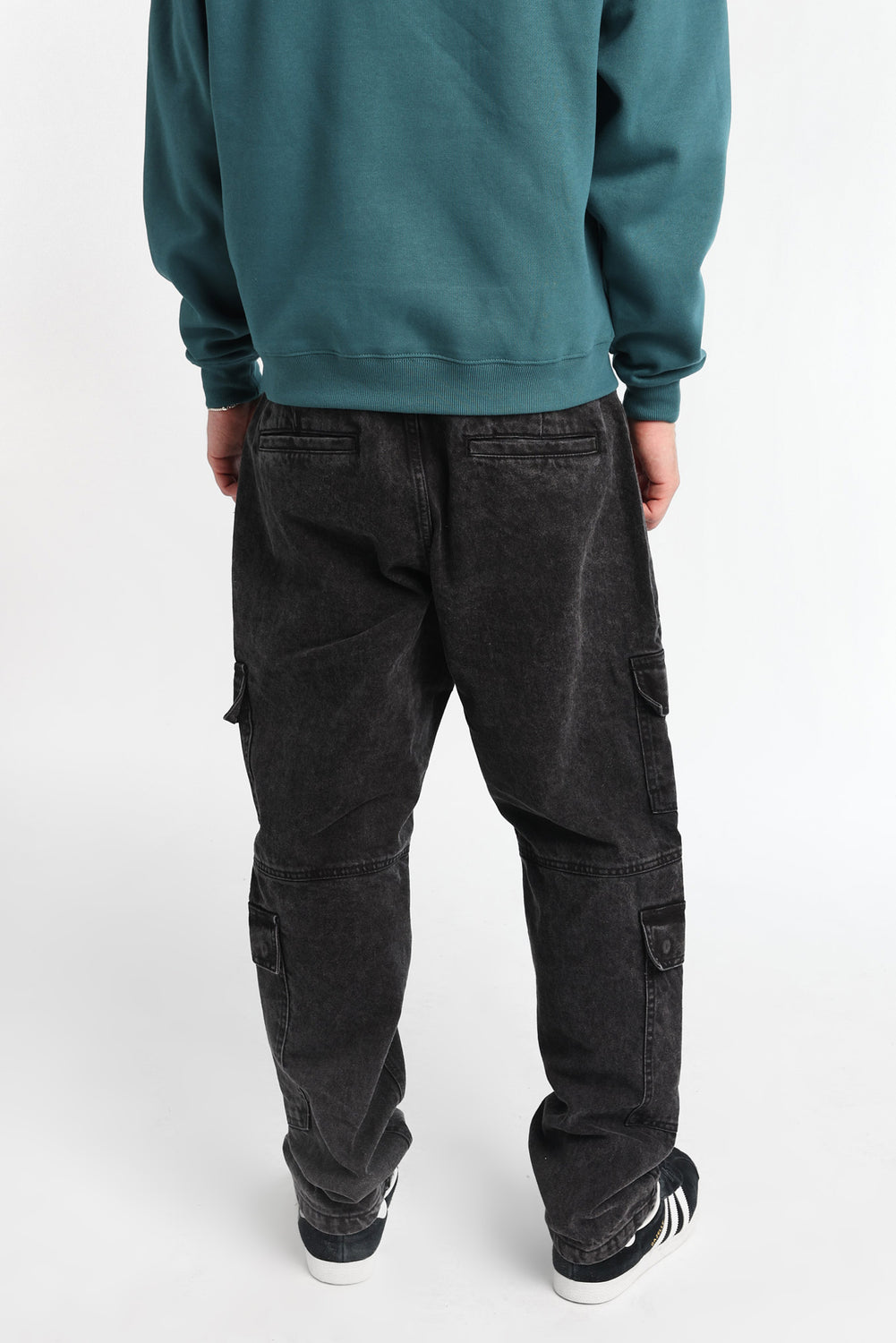 Black 4-Pocket Cargo Jeans Black 4-Pocket Cargo Jeans