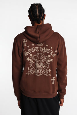 Southpole Gothic Tiger Zip-Up Hoodie
