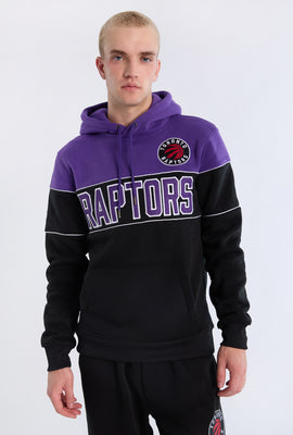 Mens Toronto Raptors Colour Block Hoodie