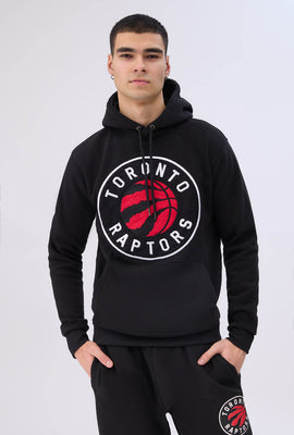 Mens Toronto Raptors Chenille Logo Hoodie