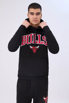 Mens Bulls Chenille Logo Hoodie