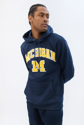 Haut à capuchon logo chenille Michigan homme