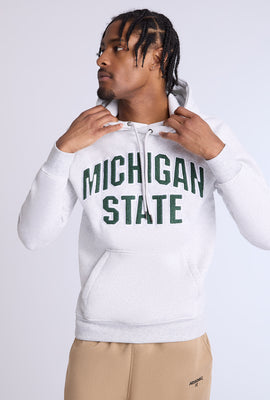 Haut à capuchon logo chenille Michigan State homme