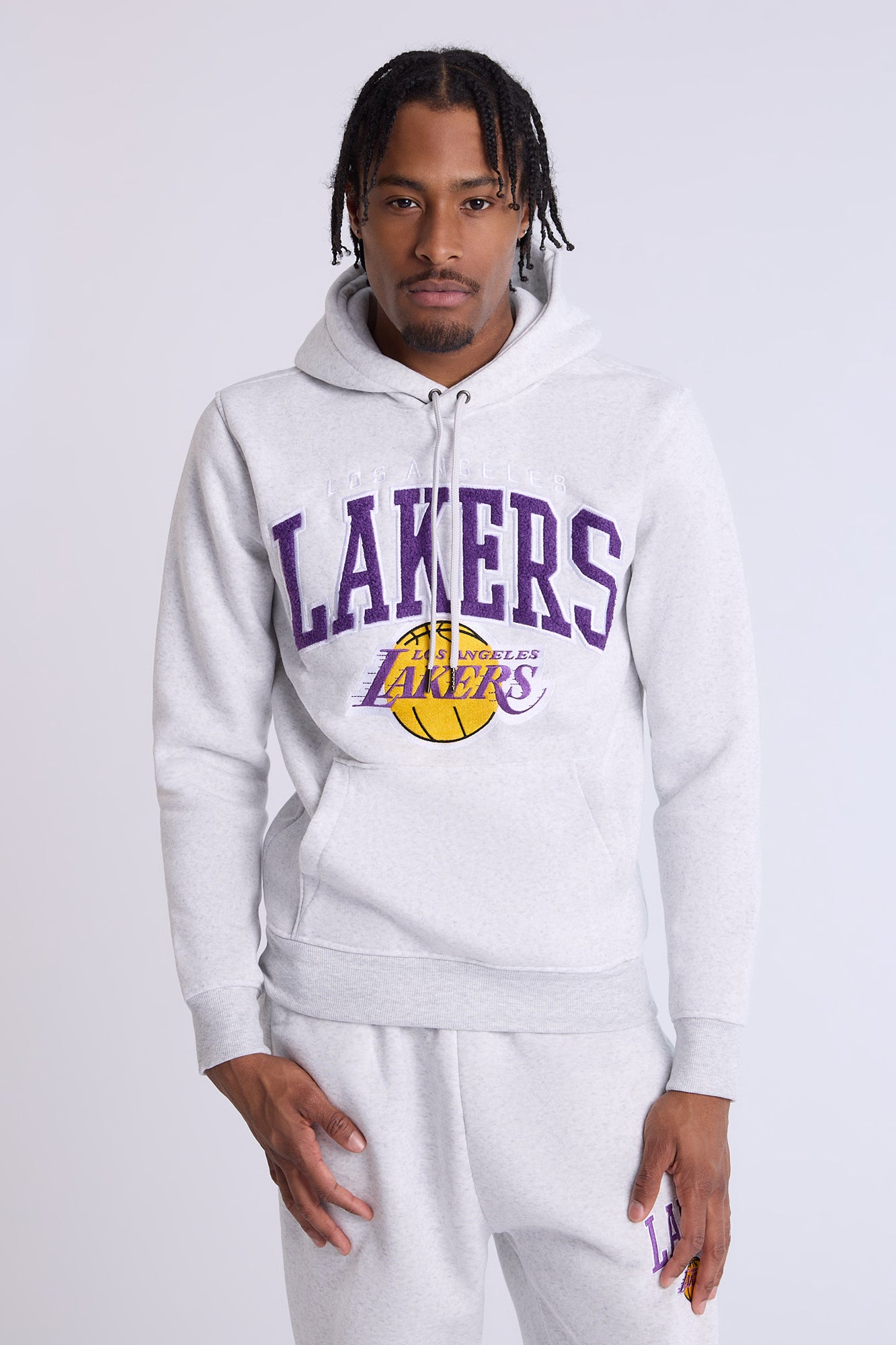 ウェア NBA2024-2025 Lakers Hoodie M Men's New Era Black Los Angeles Lakers 2024/25 City Edition