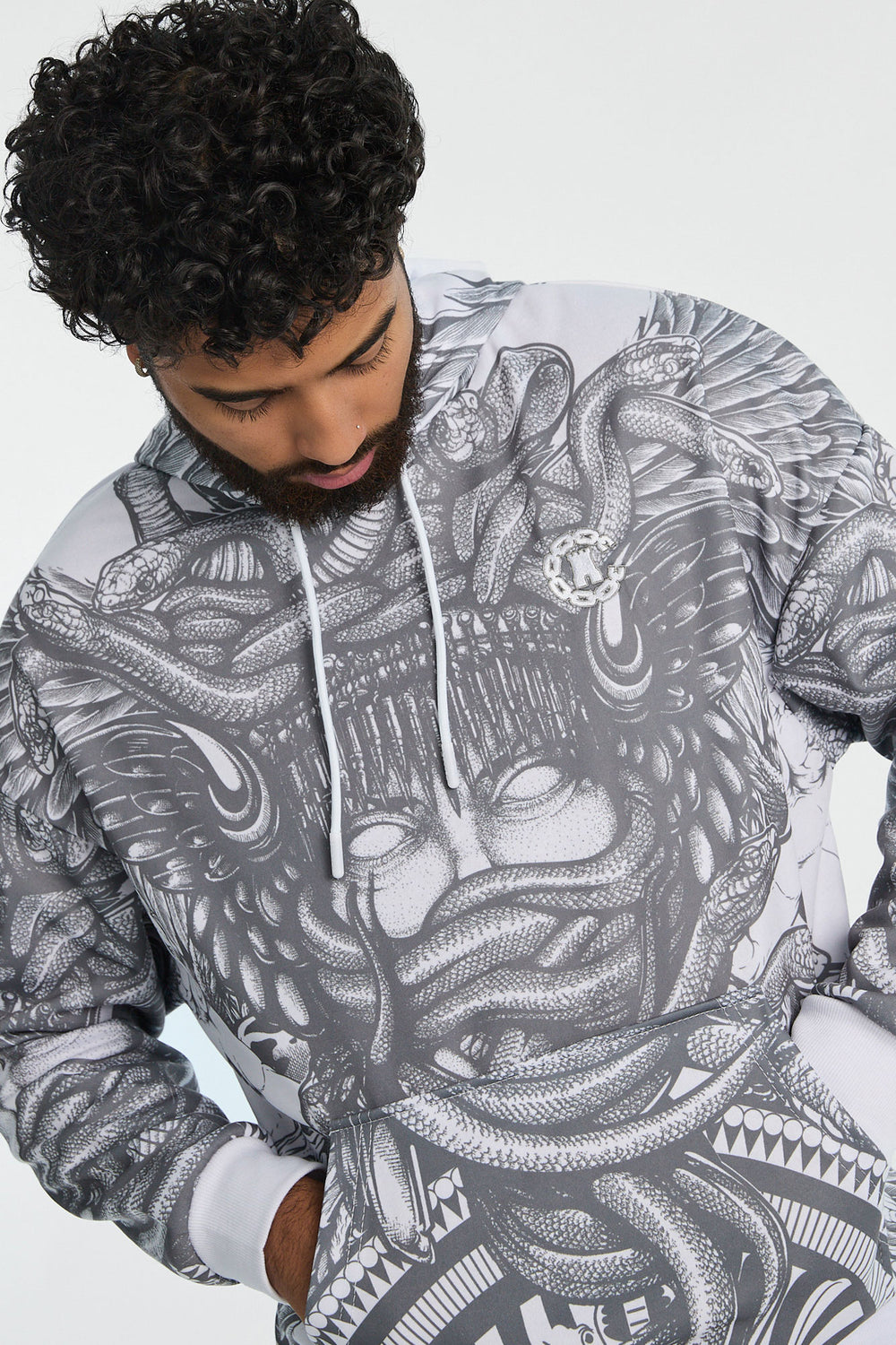 Mens Crooks & Castles Ruling Elite Hoodie Mens Crooks & Castles Ruling Elite Hoodie