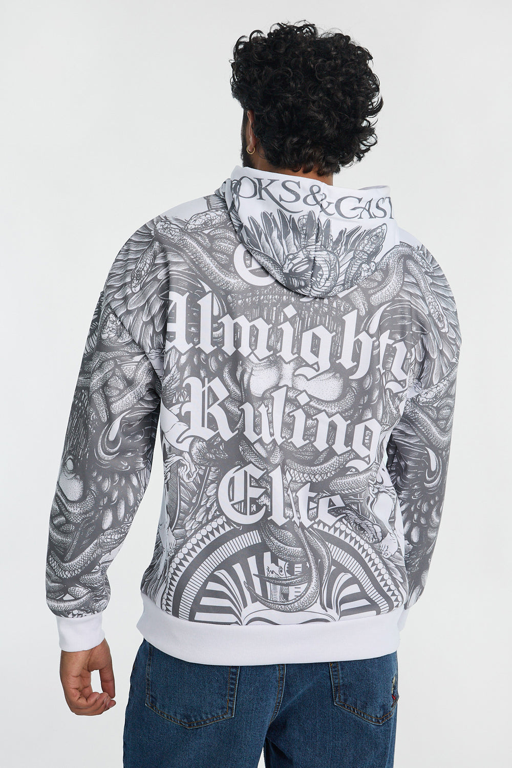 Mens Crooks & Castles Ruling Elite Hoodie Mens Crooks & Castles Ruling Elite Hoodie