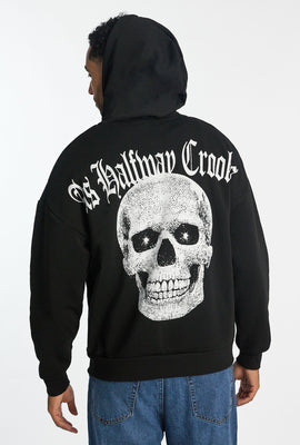 Mens Crooks & Castles Skull Hoodie