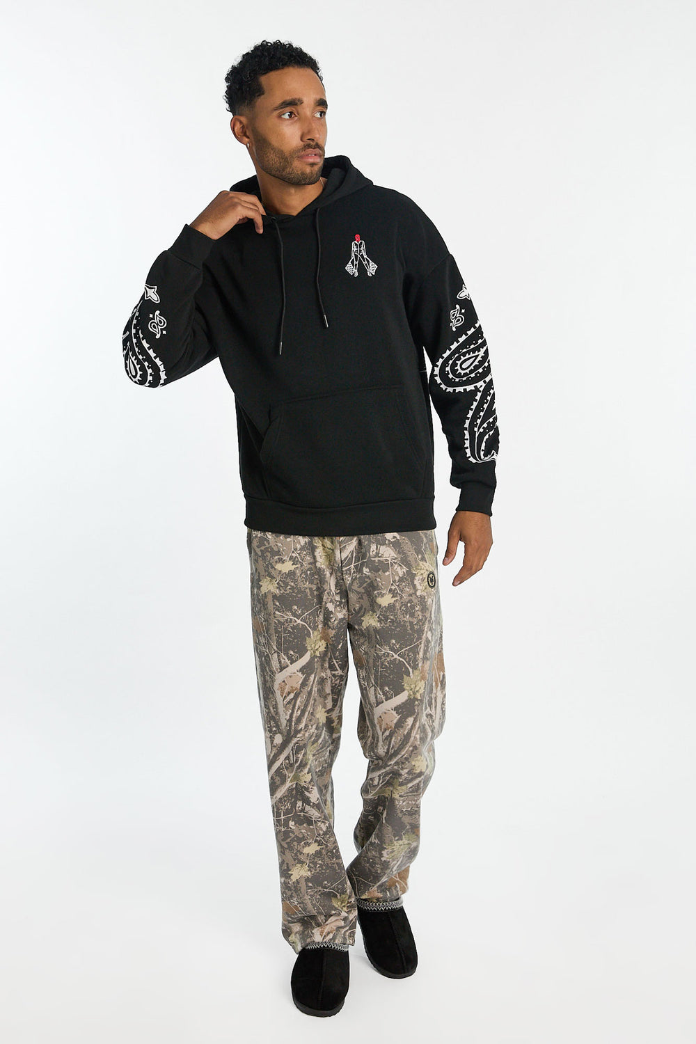 Mens Crooks & Castles Racing Hoodie Mens Crooks & Castles Racing Hoodie