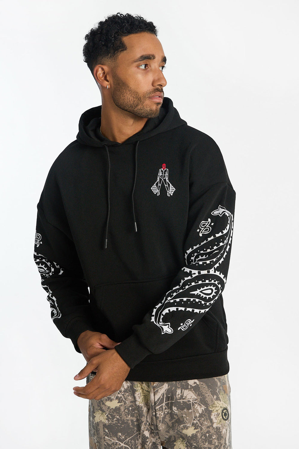 Mens Crooks & Castles Racing Hoodie Mens Crooks & Castles Racing Hoodie