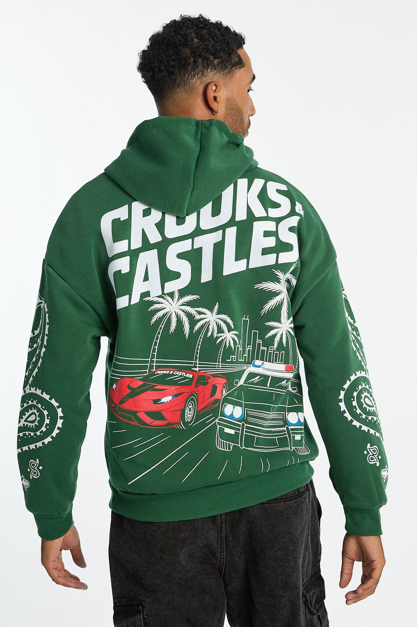 Crooks & Castles Mens Crooks & Castles Tree Camo Hoodie - / at 