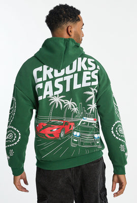 Mens Crooks & Castles Racing Hoodie