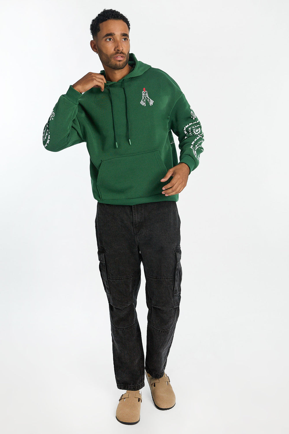 Mens Crooks & Castles Racing Hoodie Mens Crooks & Castles Racing Hoodie