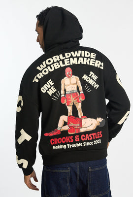 Mens Crooks & Castles Boxing Hoodie