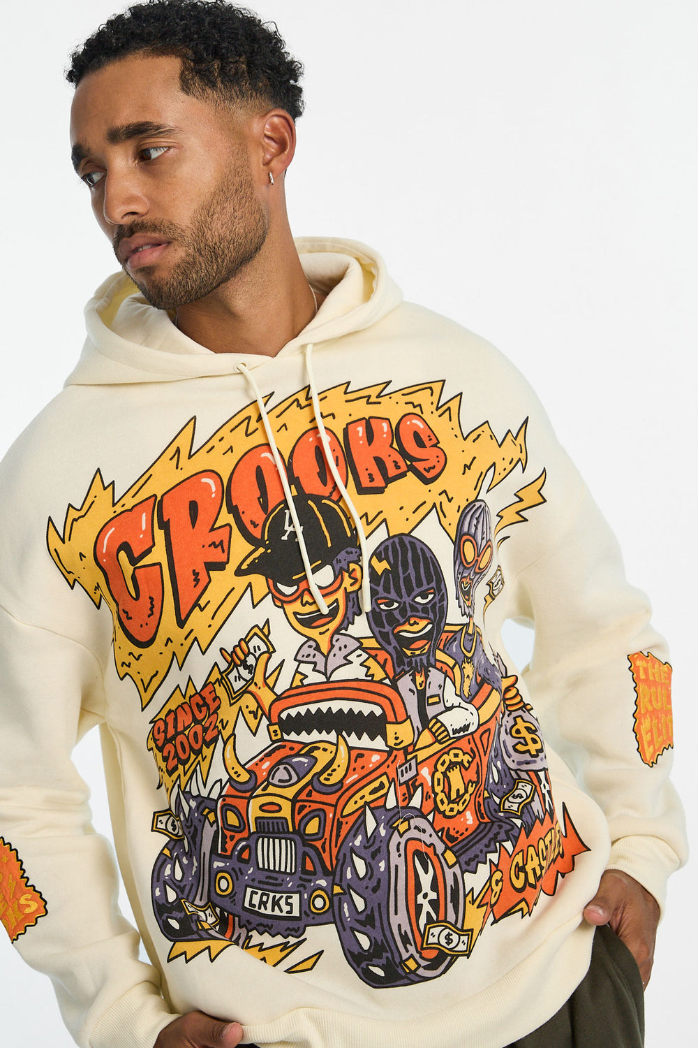 Mens Crooks & Castles Graphic Hoodie Mens Crooks & Castles Graphic Hoodie