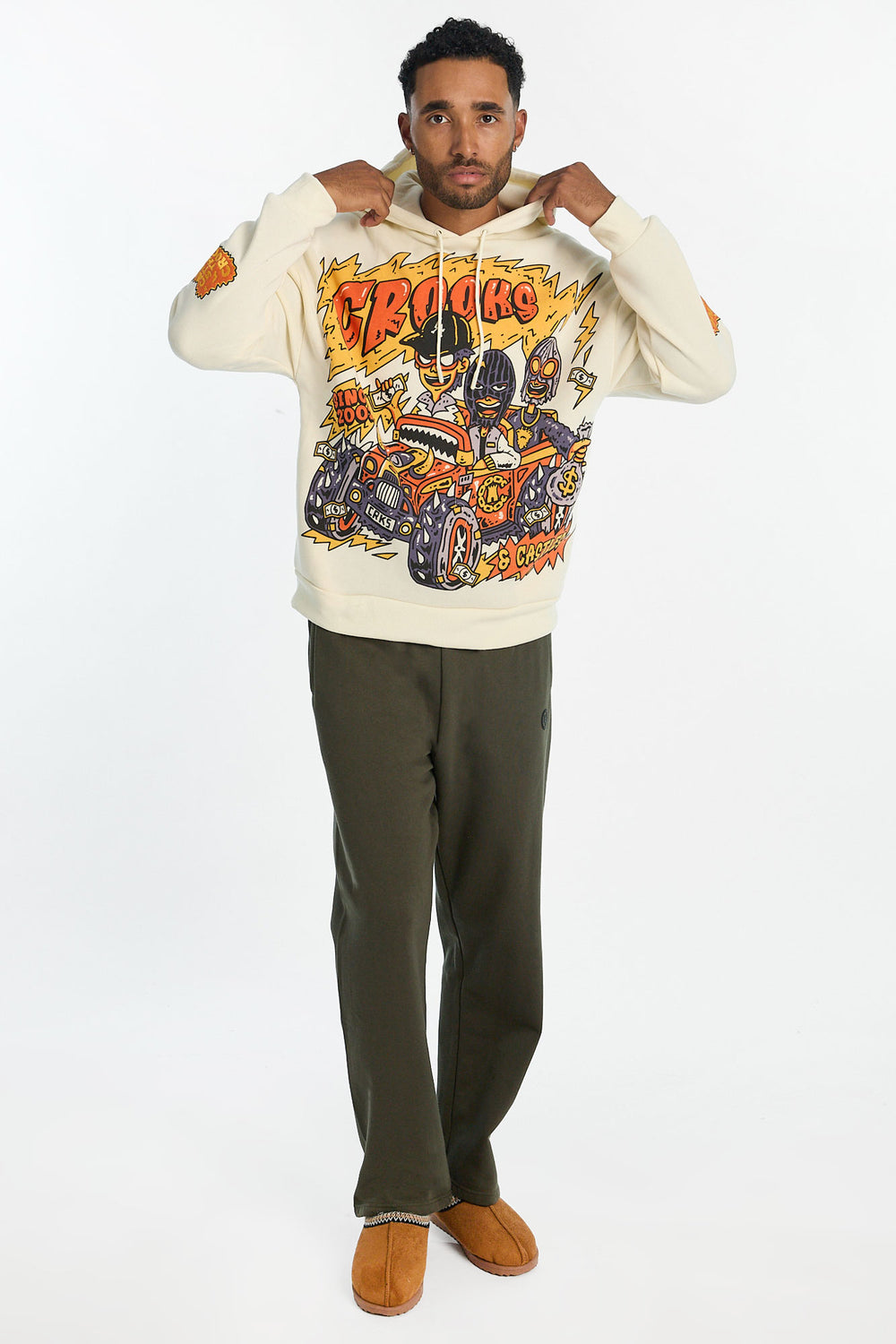 Mens Crooks & Castles Graphic Hoodie Mens Crooks & Castles Graphic Hoodie