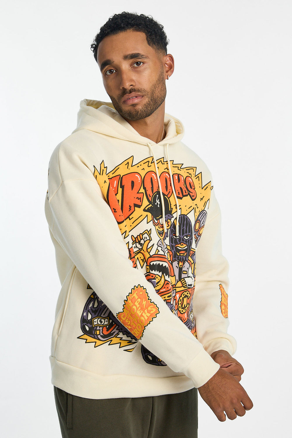 Mens Crooks & Castles Graphic Hoodie Mens Crooks & Castles Graphic Hoodie