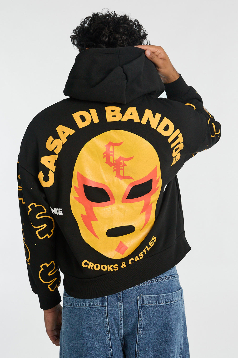 Mens Crooks & Castles Luchador Hoodie Mens Crooks & Castles Luchador Hoodie