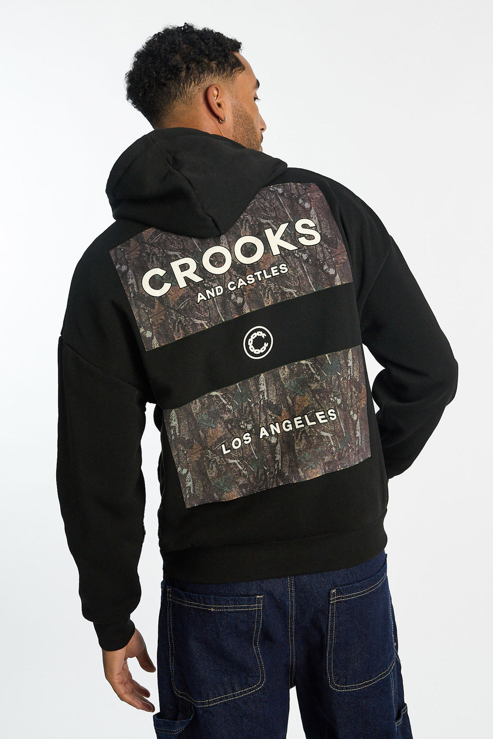 Mens Crooks & Castles Tree Camo Hoodie Mens Crooks & Castles Tree Camo Hoodie