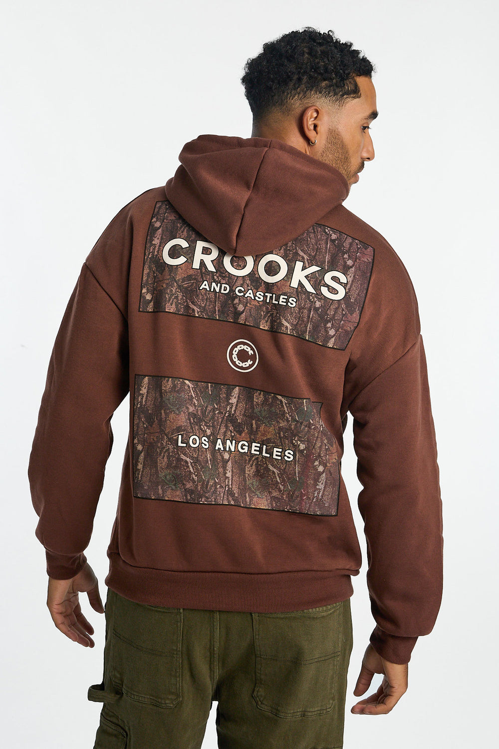 Mens Crooks & Castles Tree Camo Hoodie Mens Crooks & Castles Tree Camo Hoodie