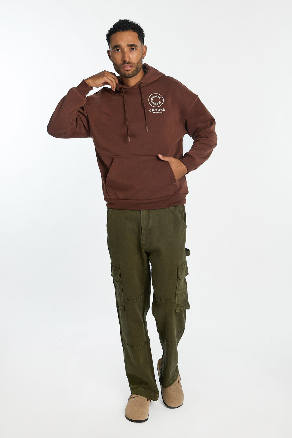 Mens Crooks & Castles Tree Camo Hoodie Mens Crooks & Castles Tree Camo Hoodie