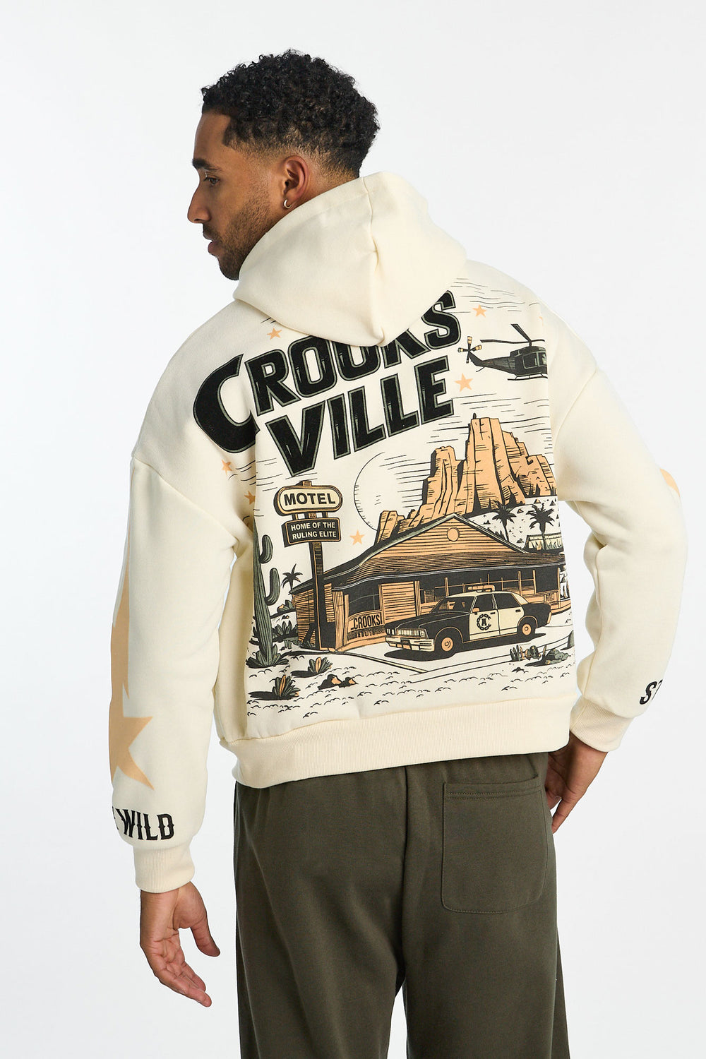 Mens Crooks & Castles Crooksville Hoodie Mens Crooks & Castles Crooksville Hoodie