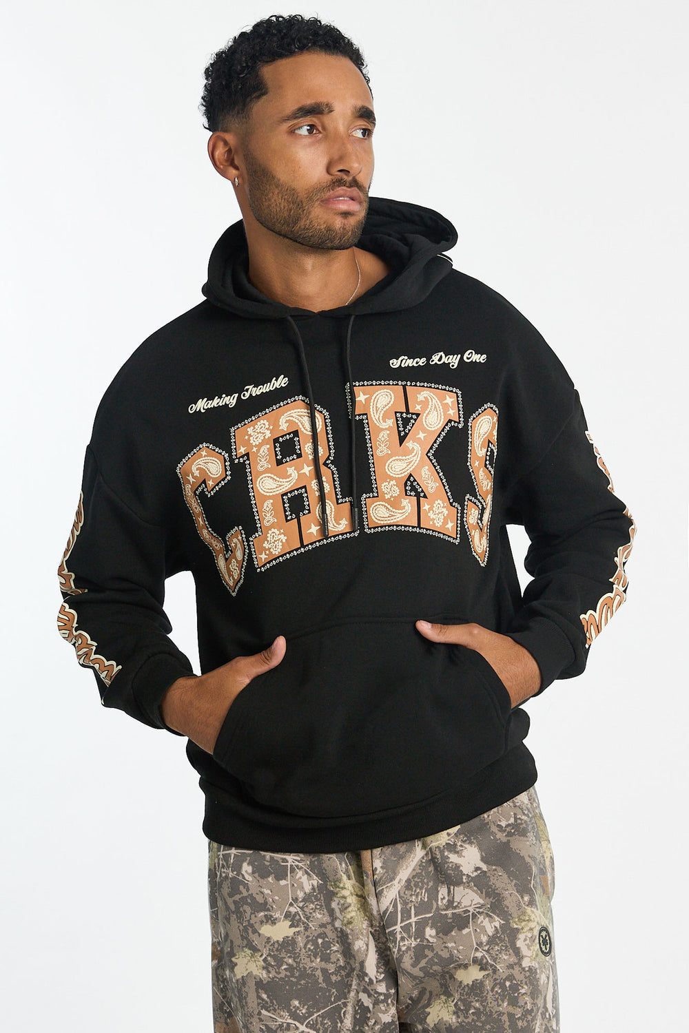 Mens Crooks & Castles Bear Hoodie Mens Crooks & Castles Bear Hoodie