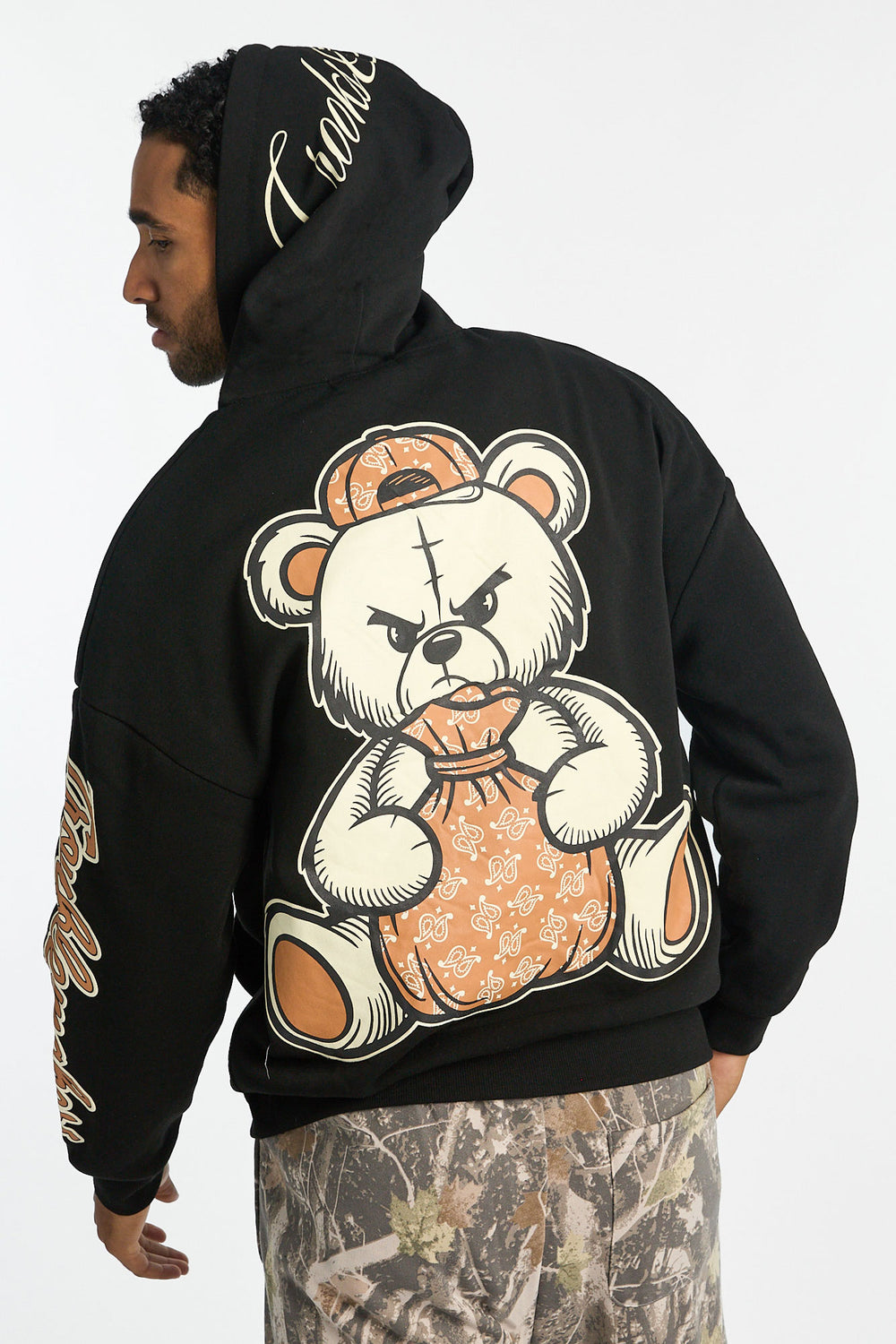 Mens Crooks & Castles Bear Hoodie Mens Crooks & Castles Bear Hoodie